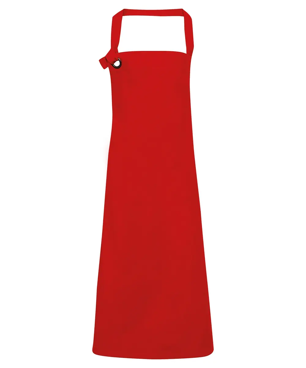 Calibre Heavy Cotton Canvas Bib Apron Red