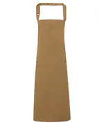 Chino Cotton Bib Apron Khaki