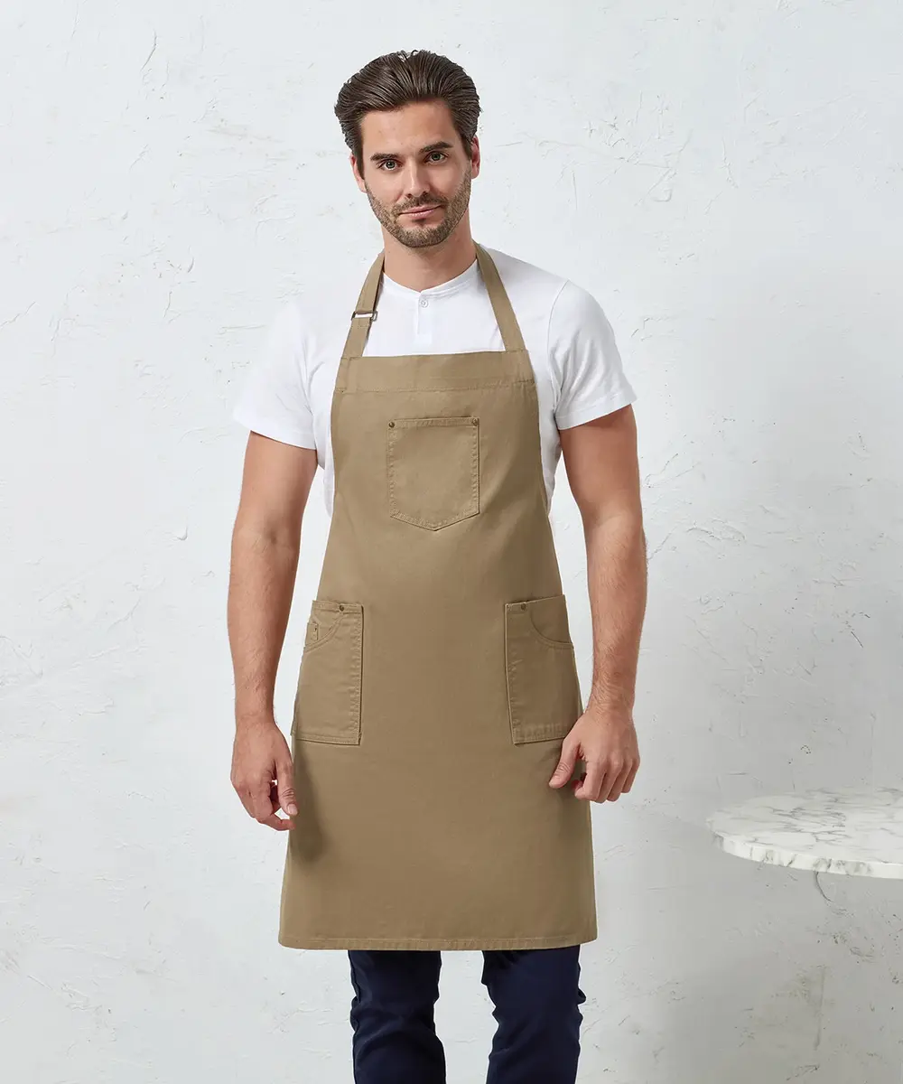 Chino Cotton Bib Apron PR132_LS00_20242
