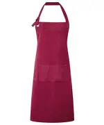 Calibre Heavy Cotton Canvas Pocket Apron - Burgundy, One Size Burgundy