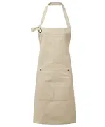 Calibre Heavy Cotton Canvas Pocket Apron - Natural, One Size Natural