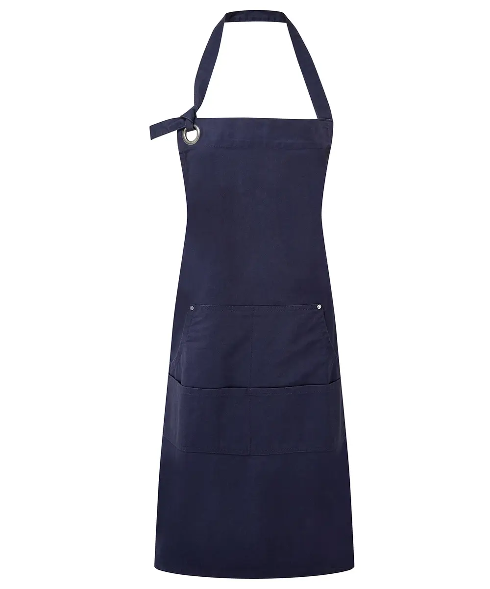 Calibre Heavy Cotton Canvas Pocket Apron - Navy, One Size Navy