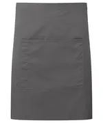 â€˜Colours Collectionâ€™ Mid-length Pocket Apron Dark Grey