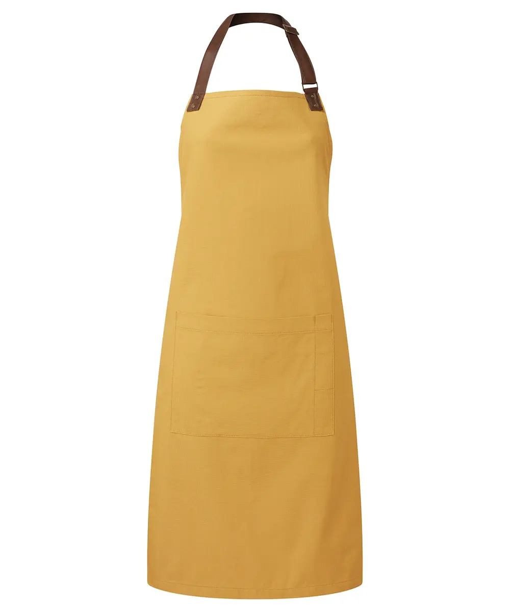 Annex Oxford Bib Apron Mustard
