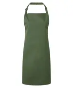 Colours Bib Apron Moss Green