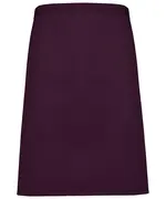 Colours Mid-length Apron Aubergine