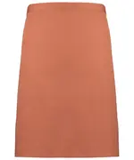 Colours Mid-length Apron Chestnut