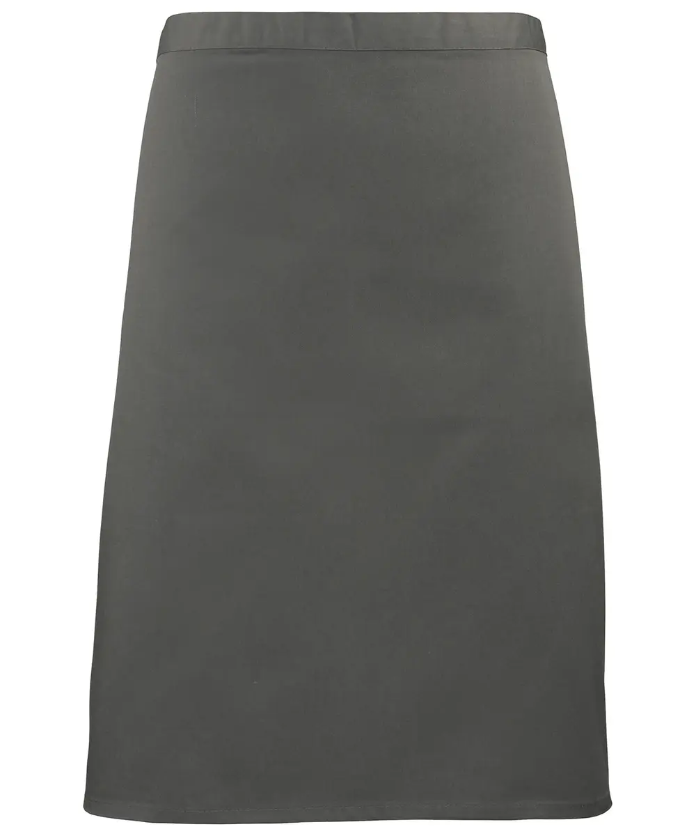 Colours Mid-length Apron Dark Grey