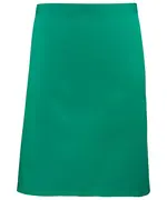 Colours Mid-length Apron Emerald