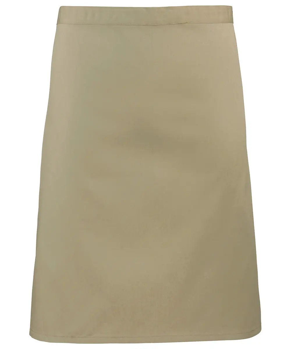 Colours Mid-length Apron Khaki