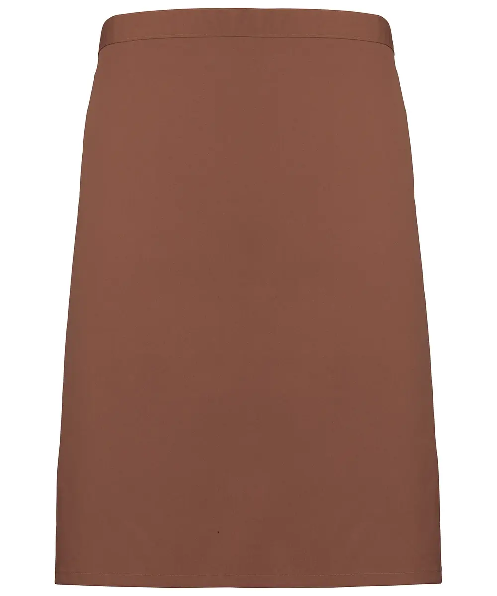 Colours Mid-length Apron Mocha