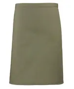 Colours Mid-length Apron Olive