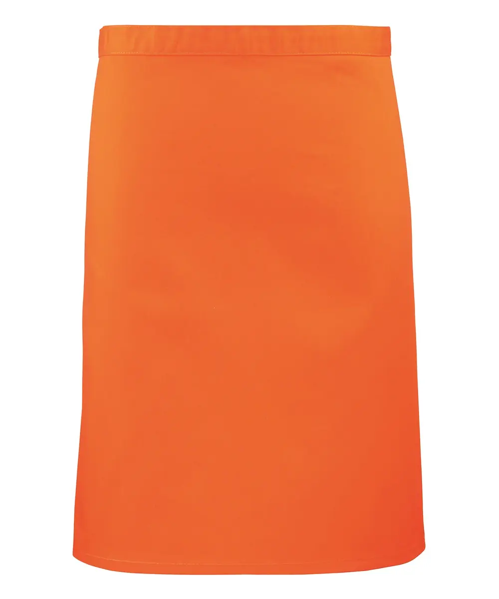 Colours Mid-length Apron Orange
