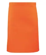 Colours Mid-length Apron Orange