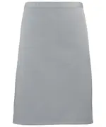 Colours Mid-length Apron Silver Grey