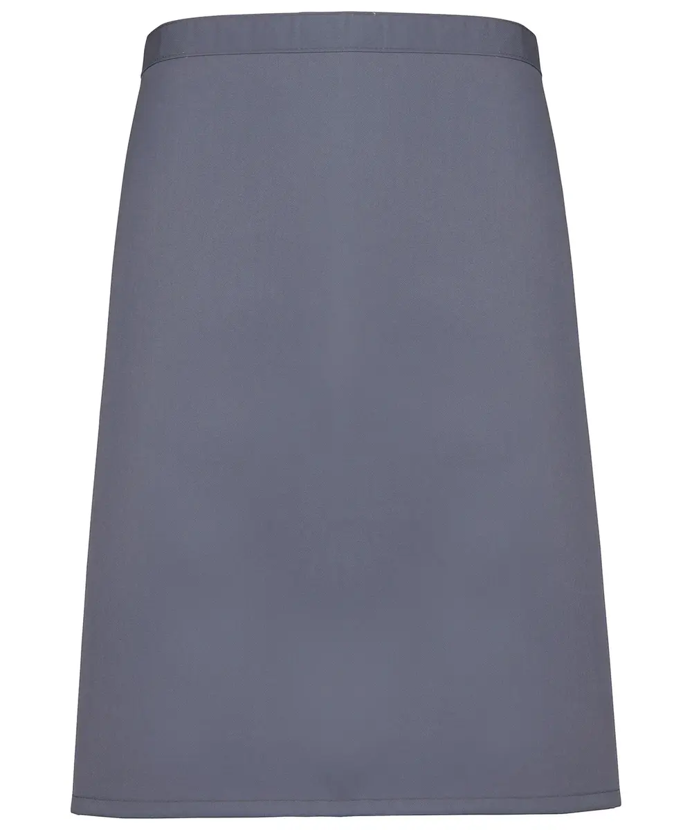 Colours Mid-length Apron Steel