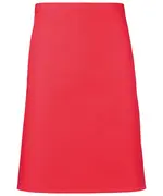 Colours Mid-length Apron Strawberry Red