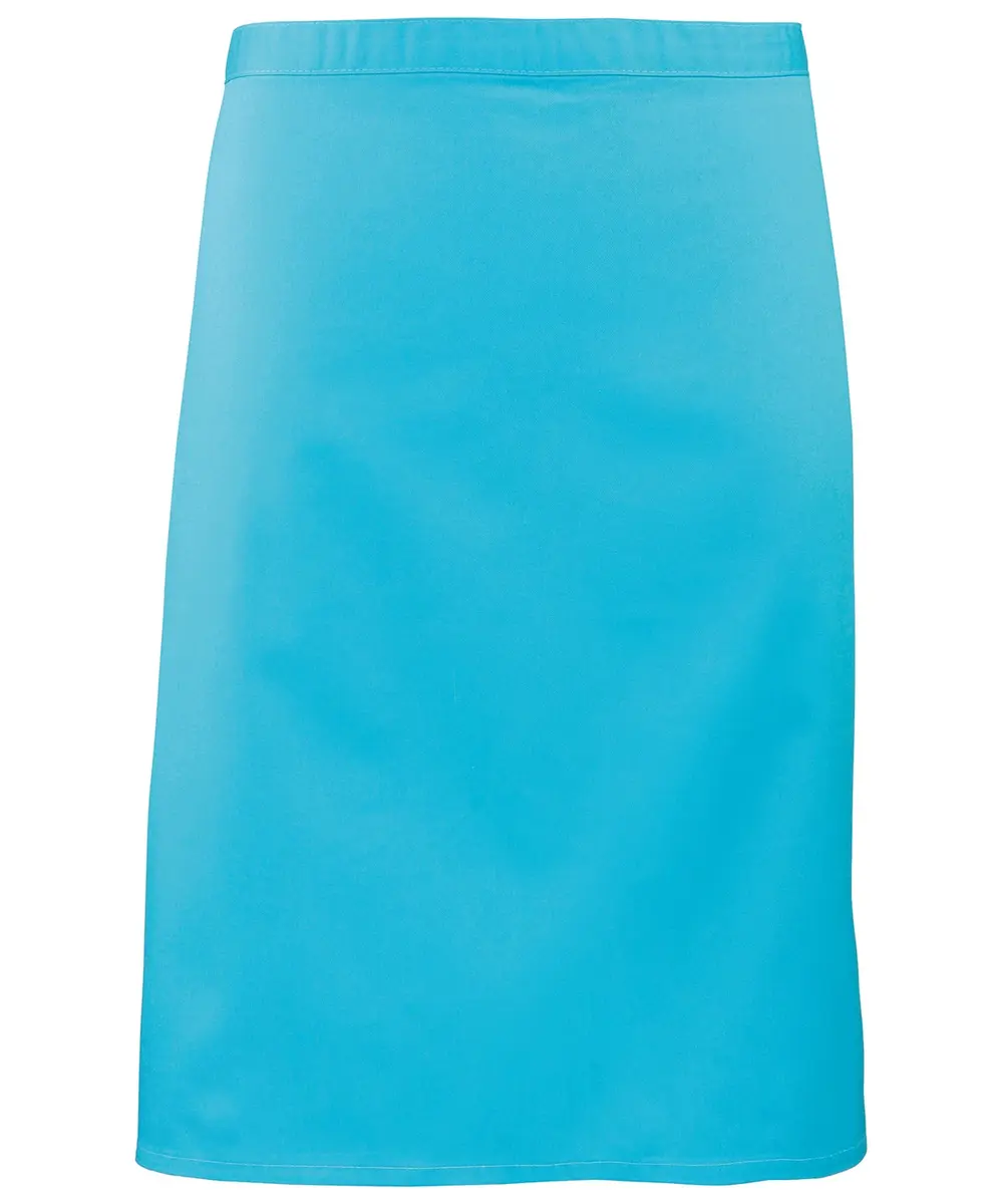 Colours Mid-length Apron Turquoise