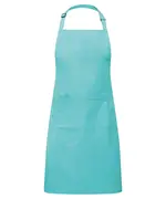 Colours Bib Apron With Pocket Duck Egg