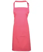 Colours Bib Apron With Pocket Fuchsia