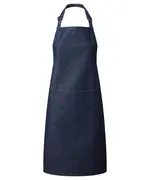 Colours Bib Apron With Pocket Indigo Denim