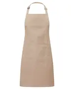 Colours Bib Apron With Pocket Latte