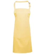 Colours Bib Apron With Pocket Lemon