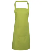Colours Bib Apron With Pocket Lime