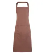 Colours Bib Apron With Pocket Mocha