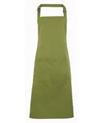 Colours Bib Apron With Pocket Oasis Green