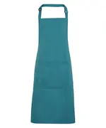 Colours Bib Apron With Pocket Teal