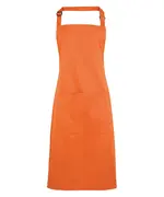 Colours Bib Apron With Pocket Terracotta