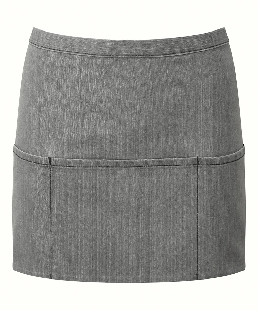 Colours 3-pocket Apron Grey Denim