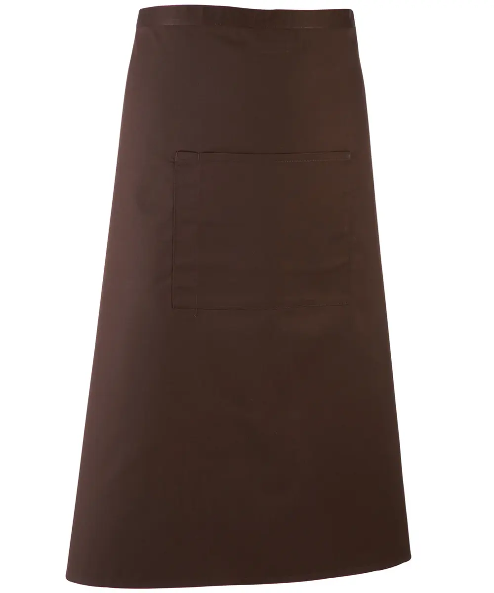 Colours Bar Apron Brown