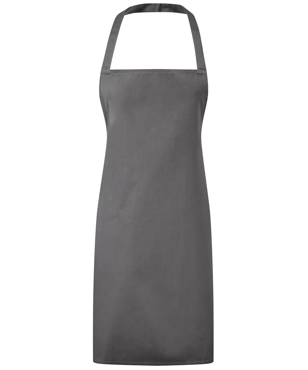 Essential Bib Apron Dark Grey