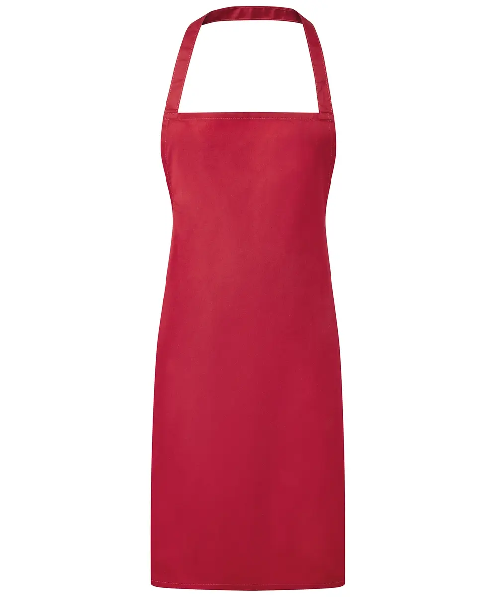 Essential Bib Apron Red