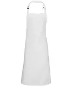 100% Polyester Bib Apron White
