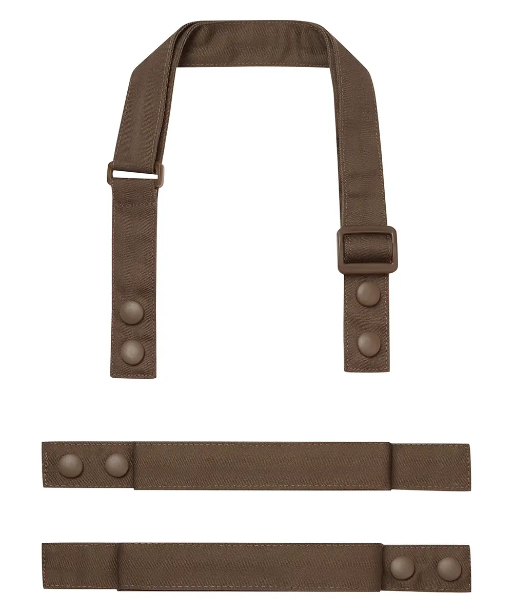 Swap & Pop' Customisable Apron - Straps Brown