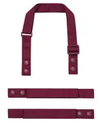 Swap & Pop' Customisable Apron - Straps Burgundy