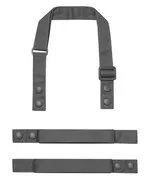 Swap & Pop' Customisable Apron - Straps Dark Grey