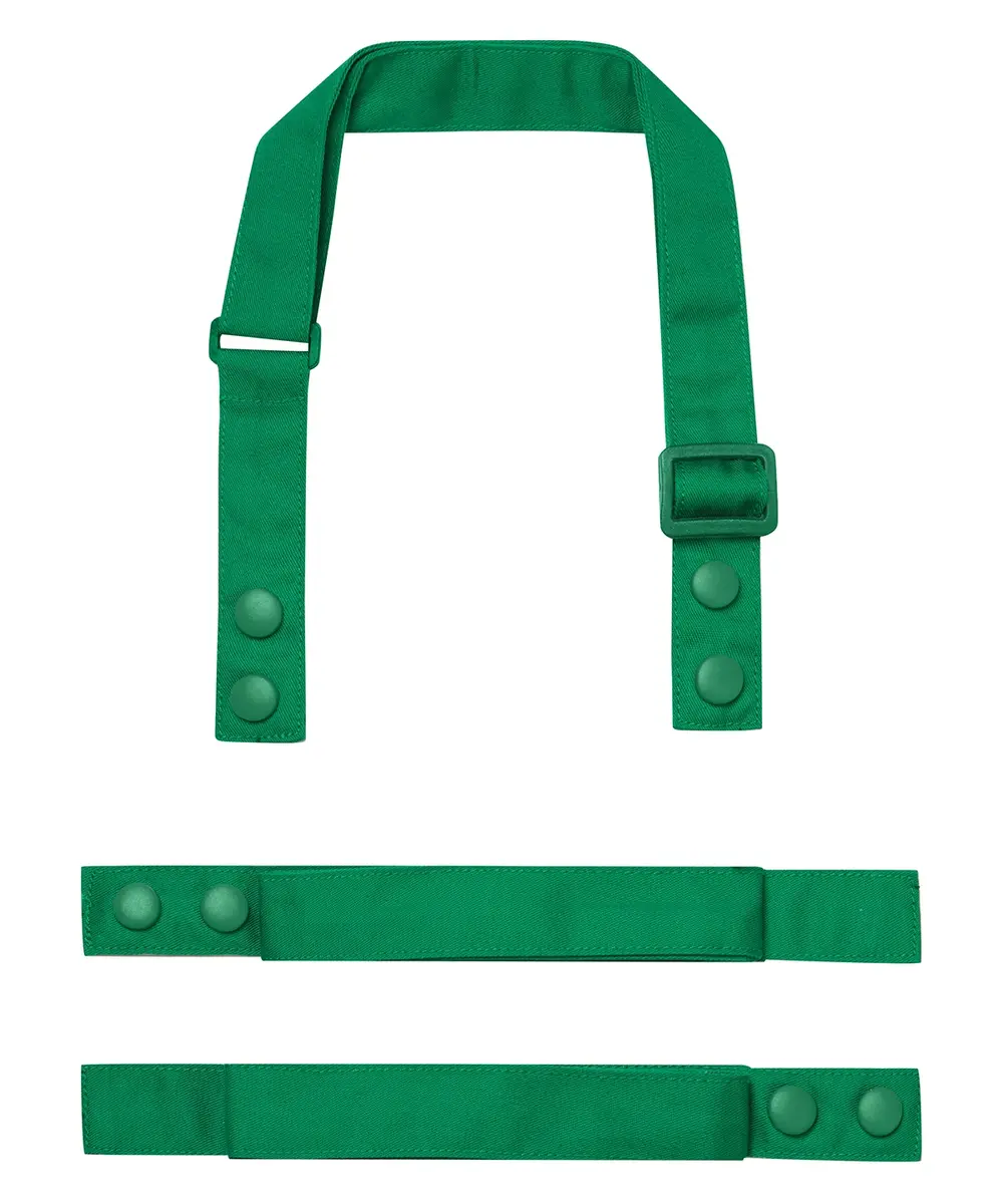 Swap & Pop' Customisable Apron - Straps Emerald