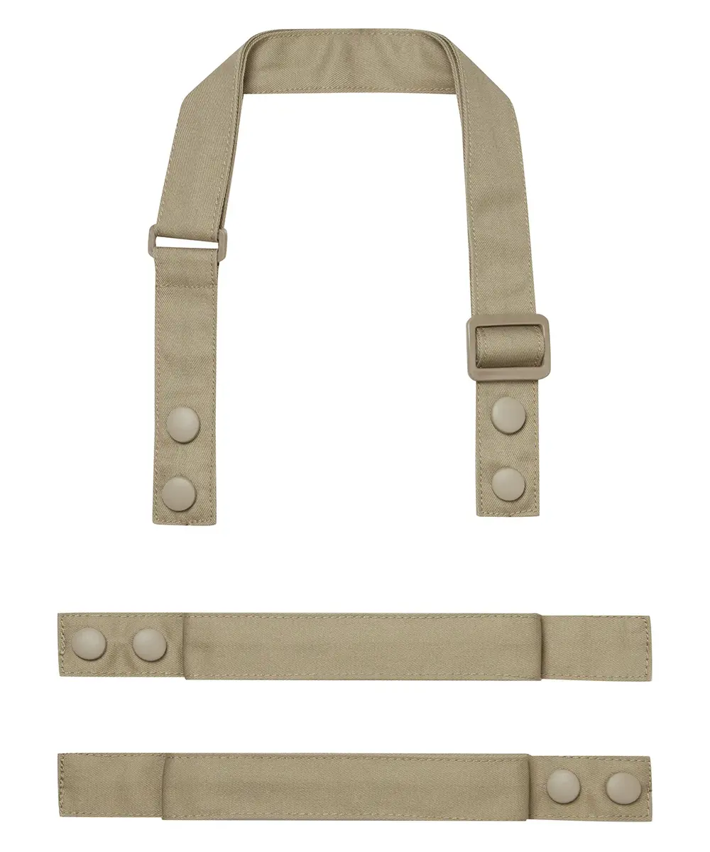 Swap & Pop' Customisable Apron - Straps Khaki