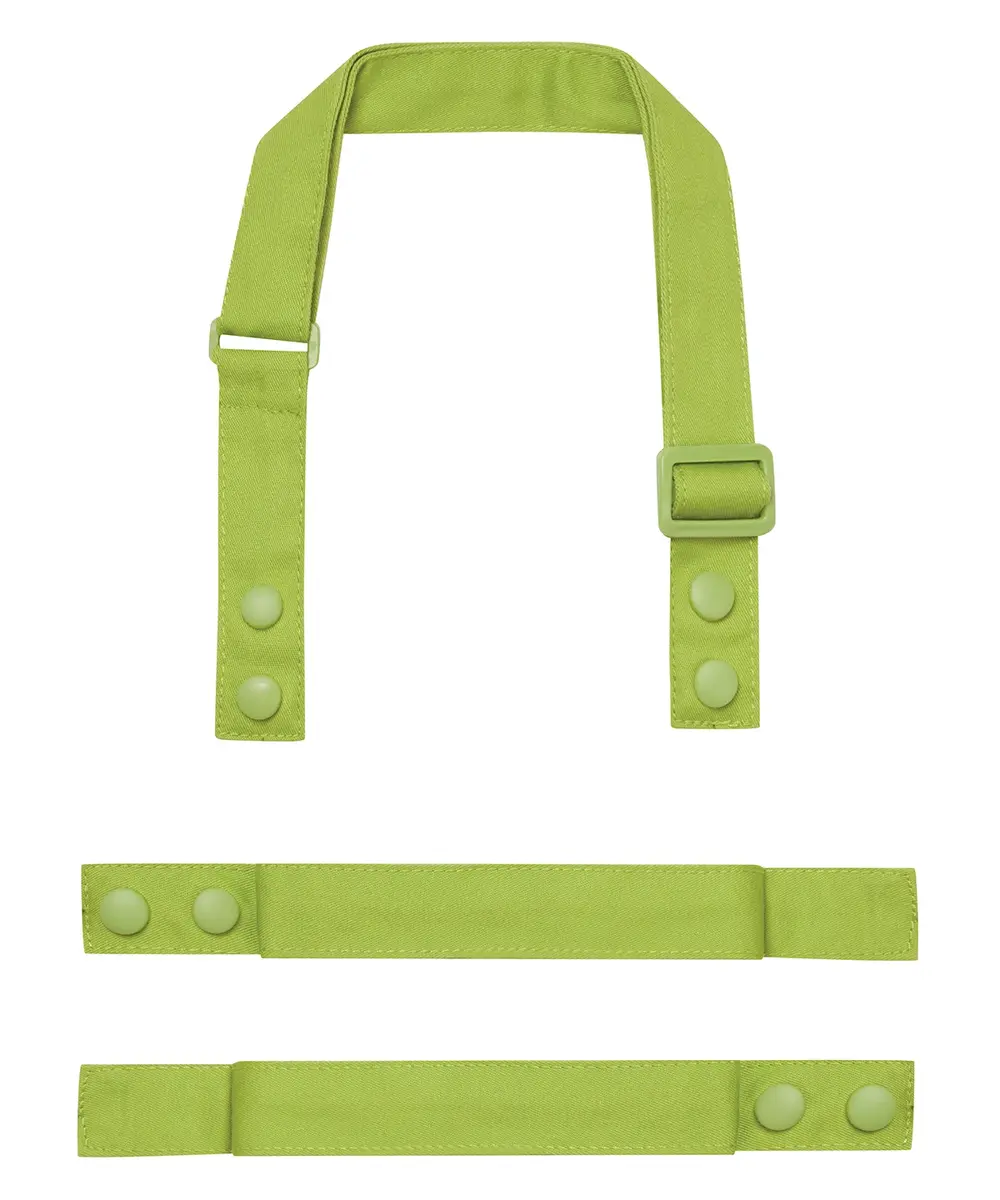Swap & Pop' Customisable Apron - Straps Lime