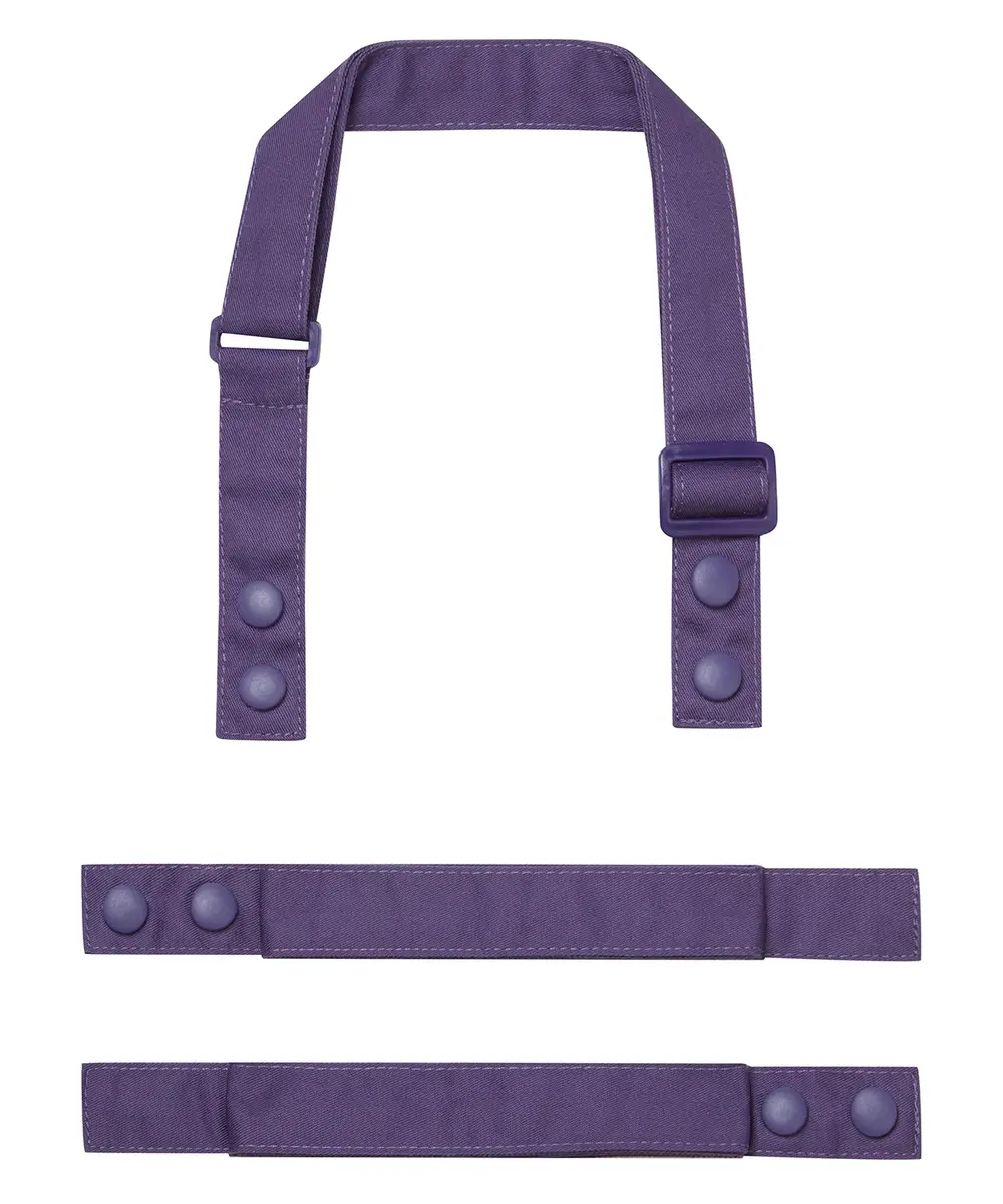 Swap & Pop' Customisable Apron - Straps Purple