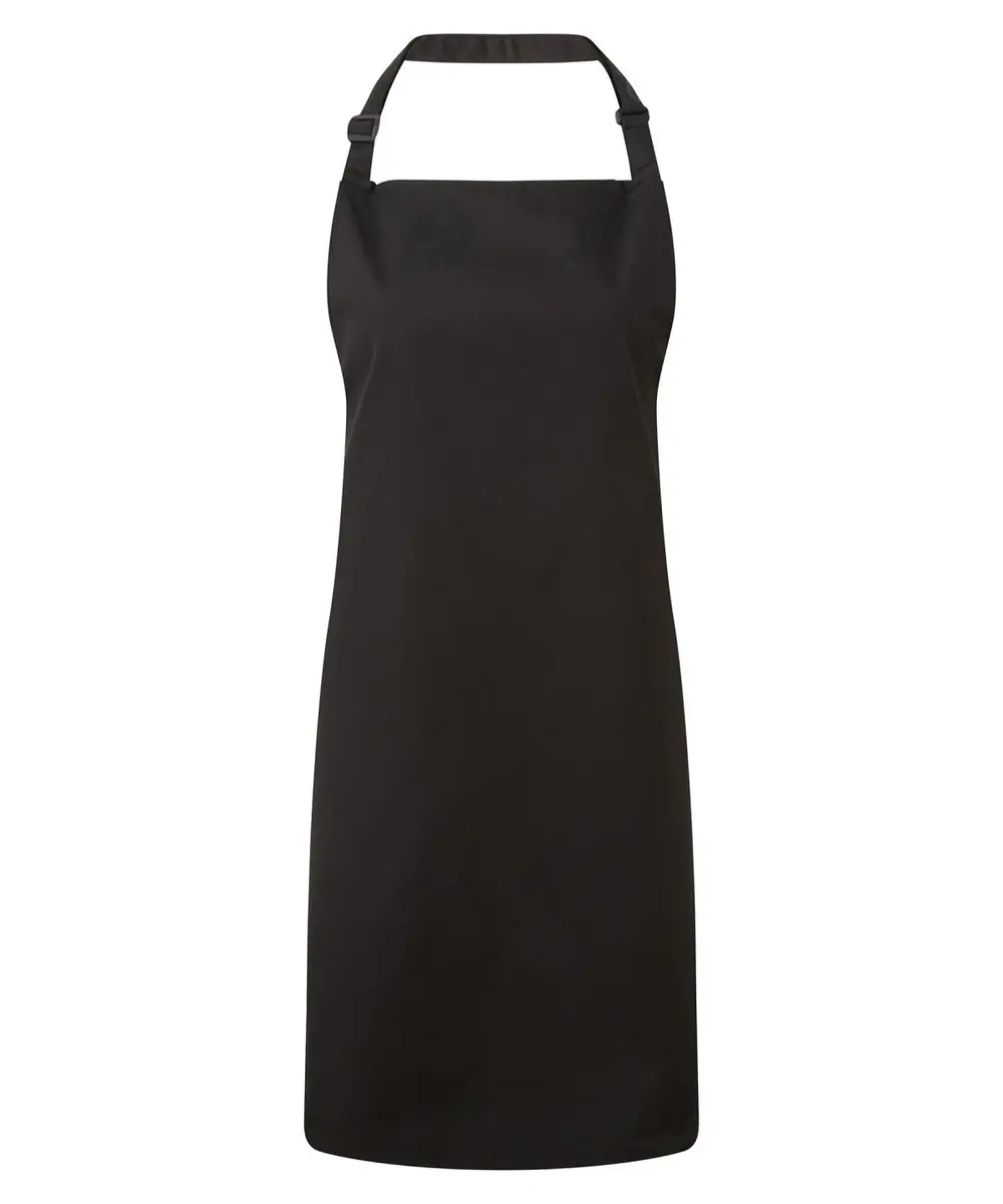 Antimicrobial Bib Apron Black