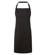 Antimicrobial Bib Apron Black