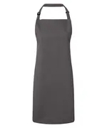 Antimicrobial Bib Apron Dark Grey