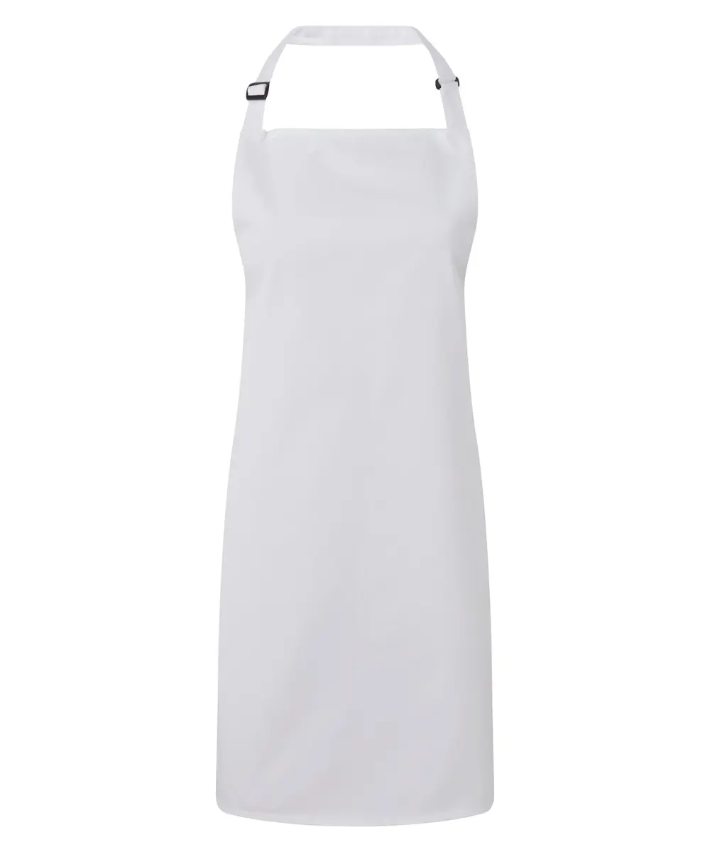Antimicrobial Bib Apron White
