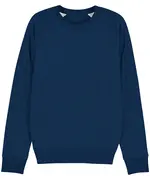 Stroller, Unisex Iconic Crew Neck Sweatshirt (STSM567) Black Heather Blue