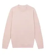 Stroller, Unisex Iconic Crew Neck Sweatshirt (STSM567) Cream Heather Pink